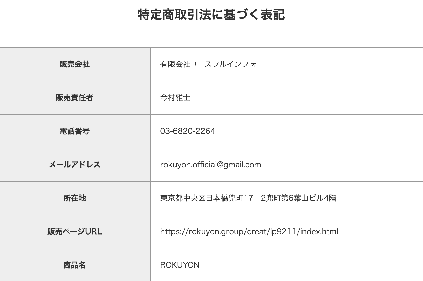 アプリ習慣(副収入)の特商法
